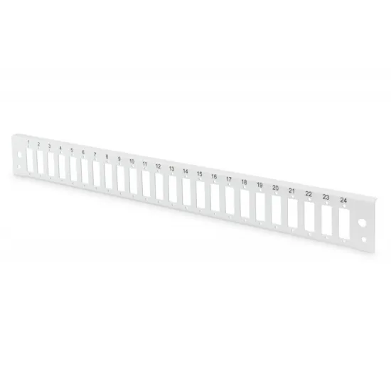 Digitus Fiber optic splice box front panel, 1U, quick lock, 24x SC DX, sivi