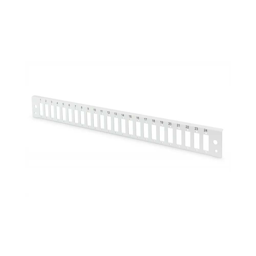 Digitus Fiber optic splice box front panel, 1U, quick lock, 24x SC DX, sivi