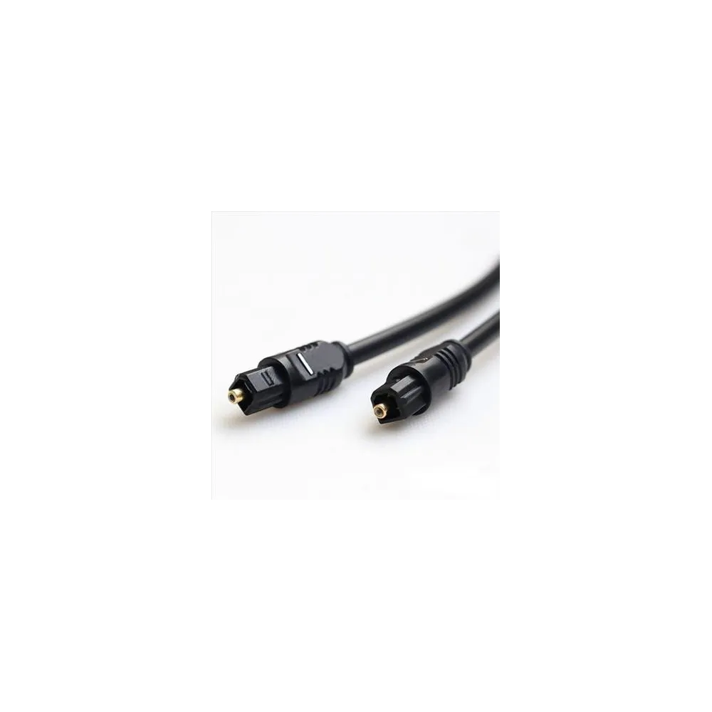 E-GREEN Kabl Optički Audio 2.2mm sa Toslink konektorima M/M 5m crni