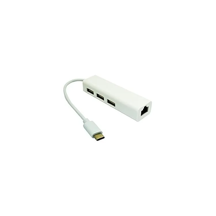 E-GREEN USB 3.1 tip C-HUB (3 port USB 2.0 + 1 port fast)