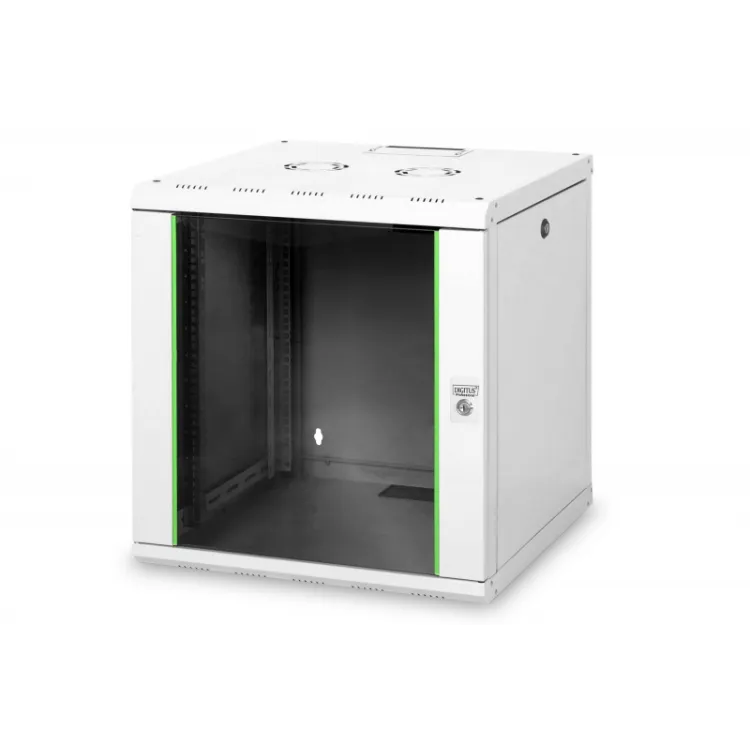 Digitus 12U network rack, wall, 19 Unique 643x600x600 mm, sivi