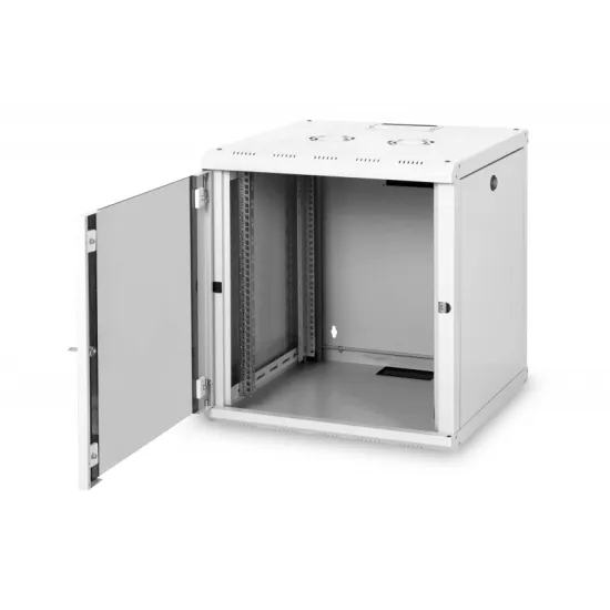 Digitus 12U network rack, wall, 19 Unique 643x600x600 mm, sivi