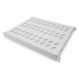 Digitus Polica fiksna 483 mm (19 ), nosivost do 50 kg, 44,5×482×350–550 mm, siva