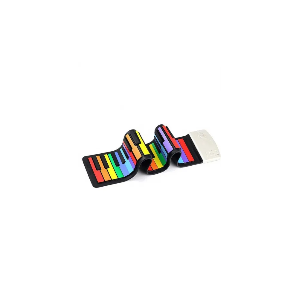 Moye Klavijatura Rainbow Roll Up Piano
