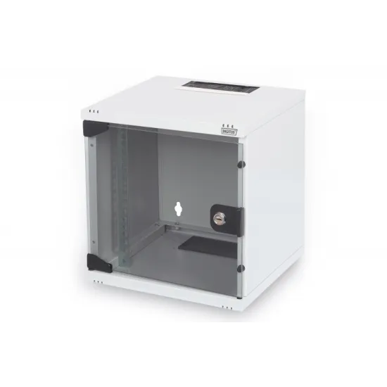 Digitus 6U network rack, 10 , wall, 330x312x300 mm, sivi