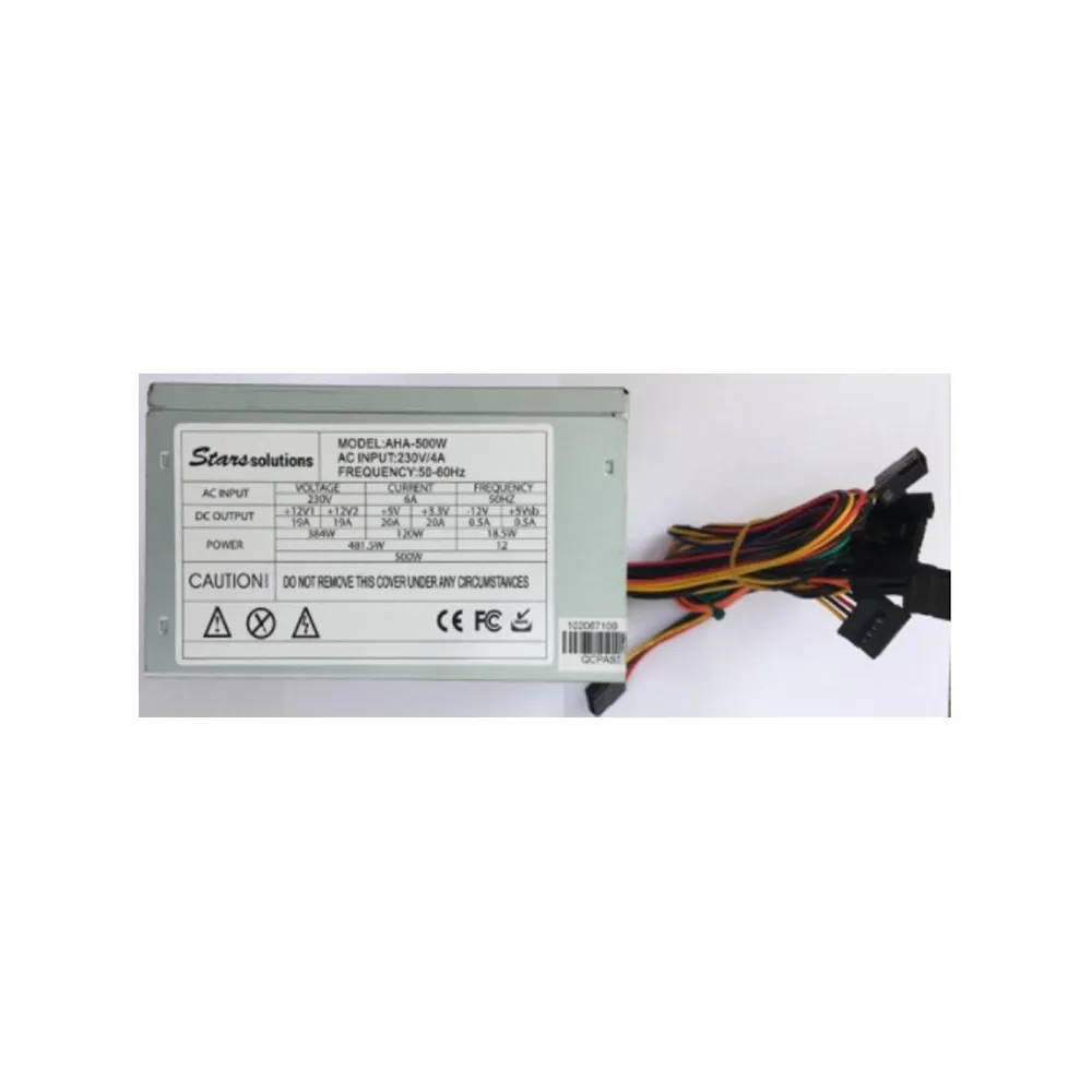 Stars solutions Napajanje 500w, 20+4 pin, 4 pin, 2x SATA, 2x PATA