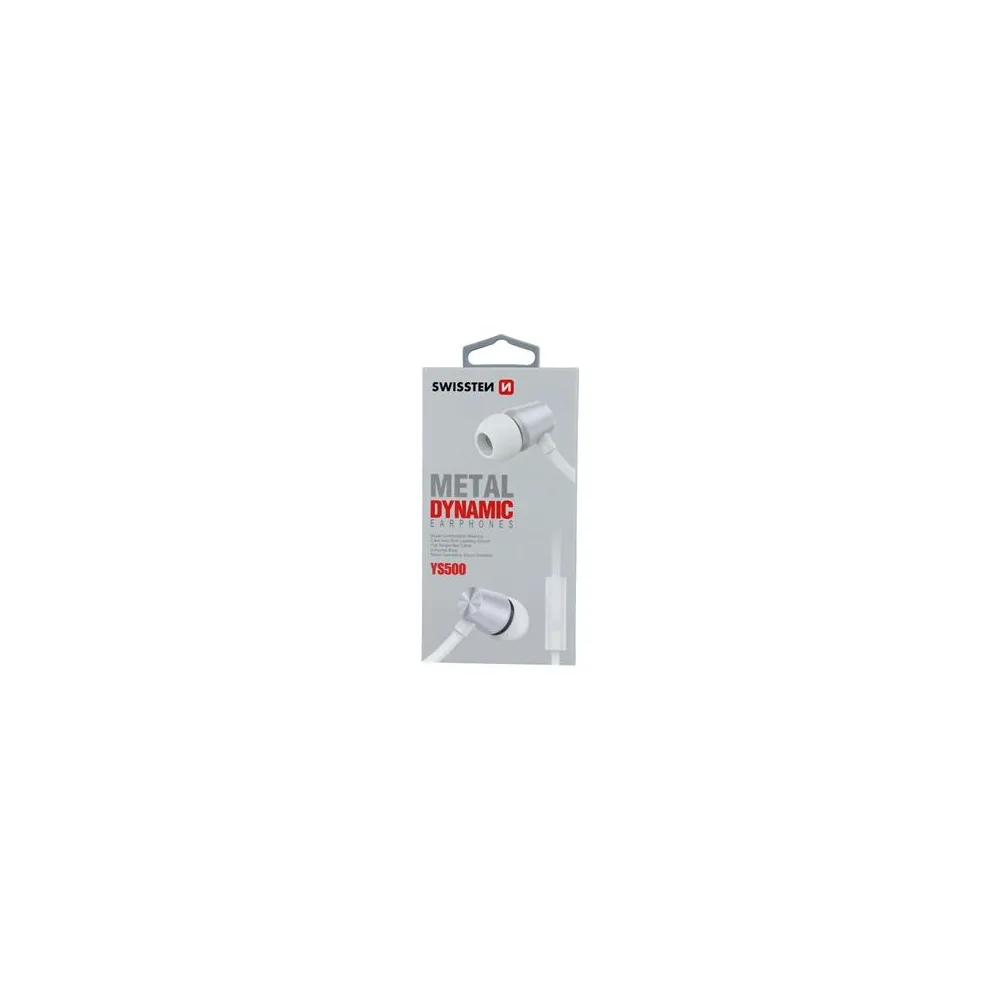 Swissten Slušalice Dynamic YS500 Silver/White