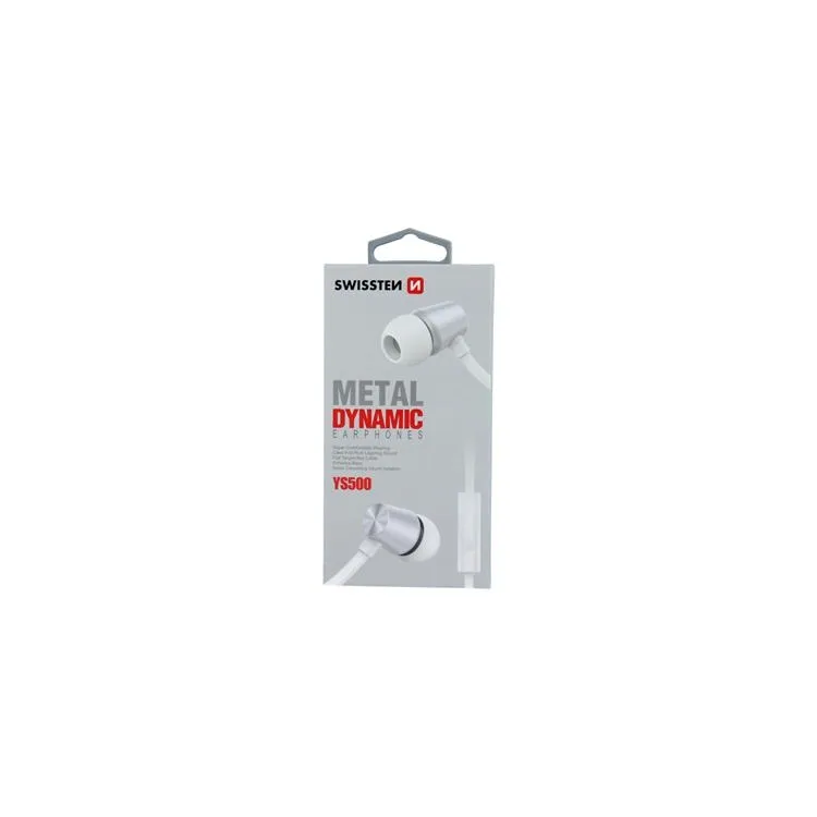 Swissten Slušalice Dynamic YS500 Silver/White