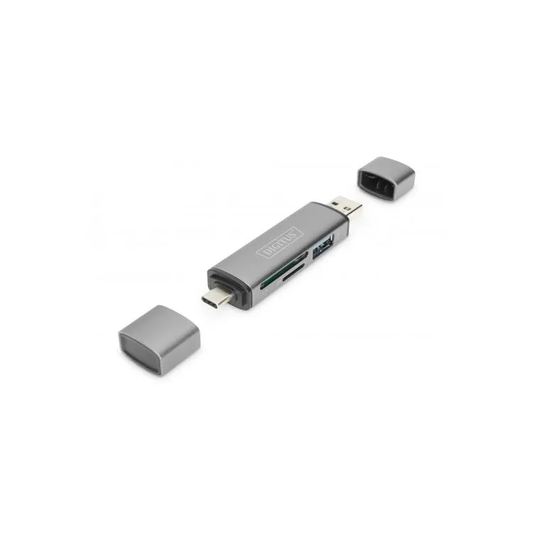 Digitus Dual Card Reader Hub USB-C/USB 3.0, OTG