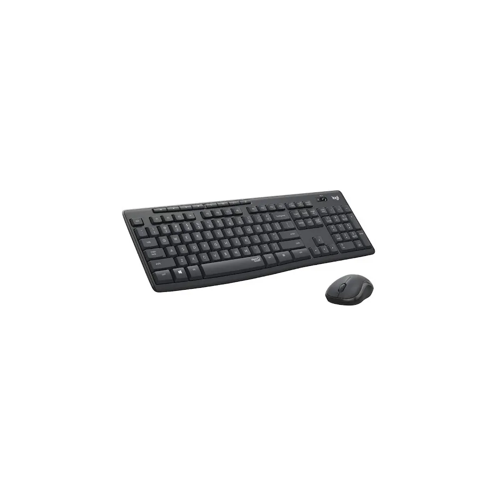 Logitech Combo Wireless Silent MK295 Wireless Desktop US, Full Numpad, Advanced Optical Tracking, Lag-Free Wireless