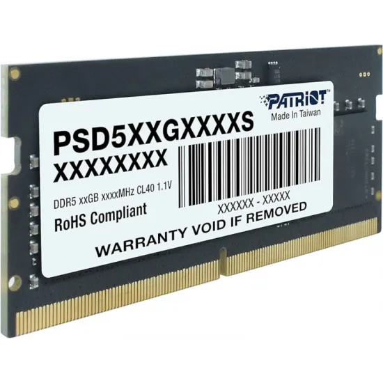 Patriot RAM 8GB 4800MHz DDR5 SODIMM Signature Line