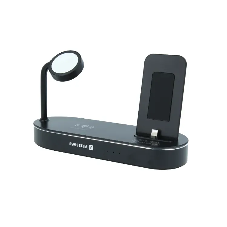 Swissten Wireless Charging MFI Docking Station 4 in 1