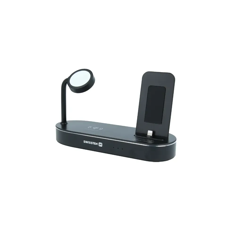 Swissten Wireless Charging MFI Docking Station 4 in 1