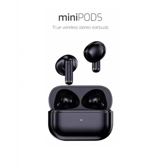 Swissten Slušalice Bluetooth TWS Minipods crne