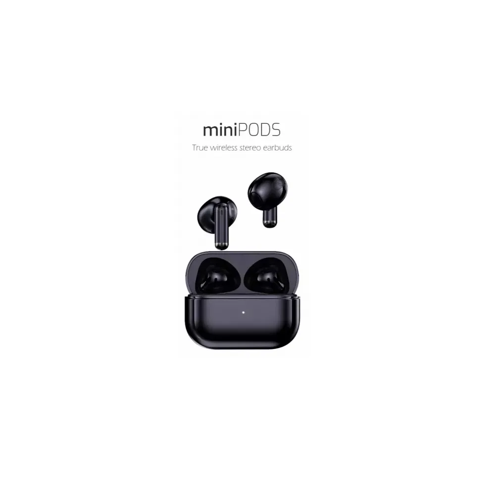 Swissten Slušalice Bluetooth TWS Minipods crne