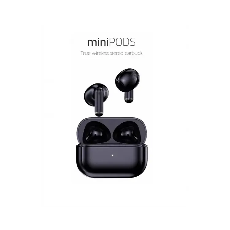 Swissten Slušalice Bluetooth TWS Minipods crne