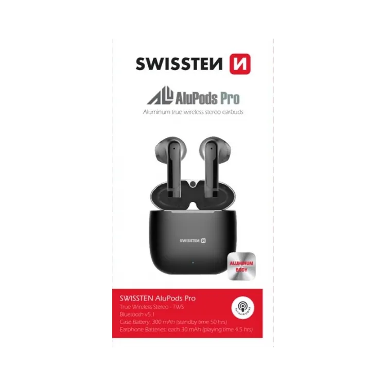 Swissten Slušalice Bluetooth TWS Alupods pro