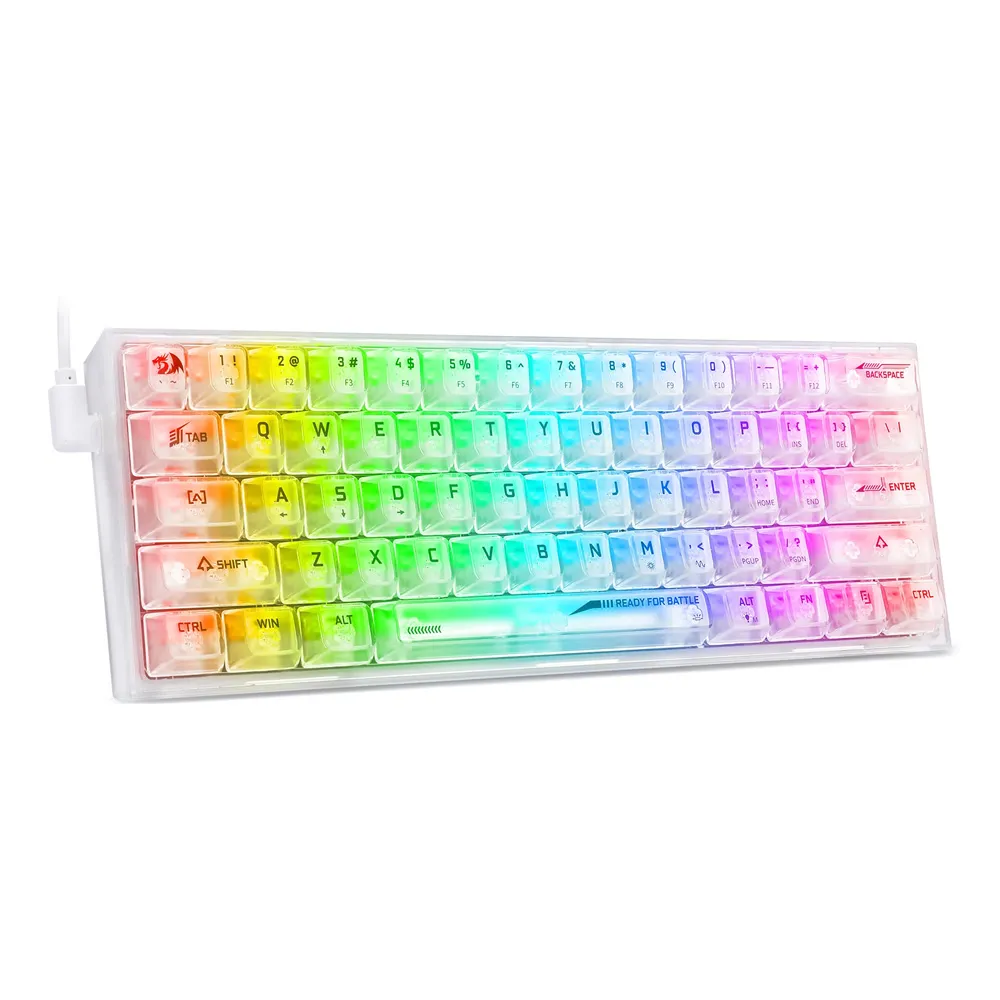 Redragon Tastatura Fizz RGB Gaming White