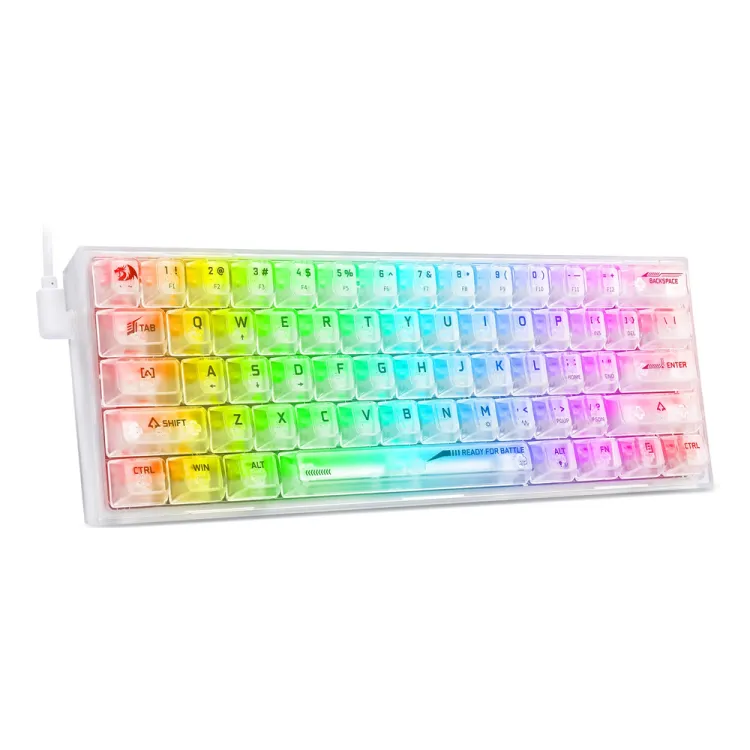 Redragon Tastatura Fizz RGB Gaming White