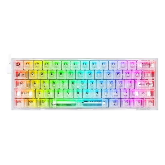 Redragon Tastatura Fizz RGB Gaming White