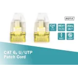 Digitus Kabl UTP patch CAT6A 3m sivi