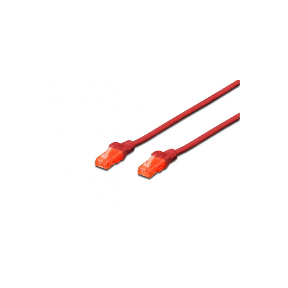 Digitus Kabl UTP patch CAT6 0.25m crveni