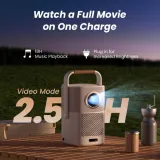 Yaber Projektor T2 Plus Project Anywhere w/battery