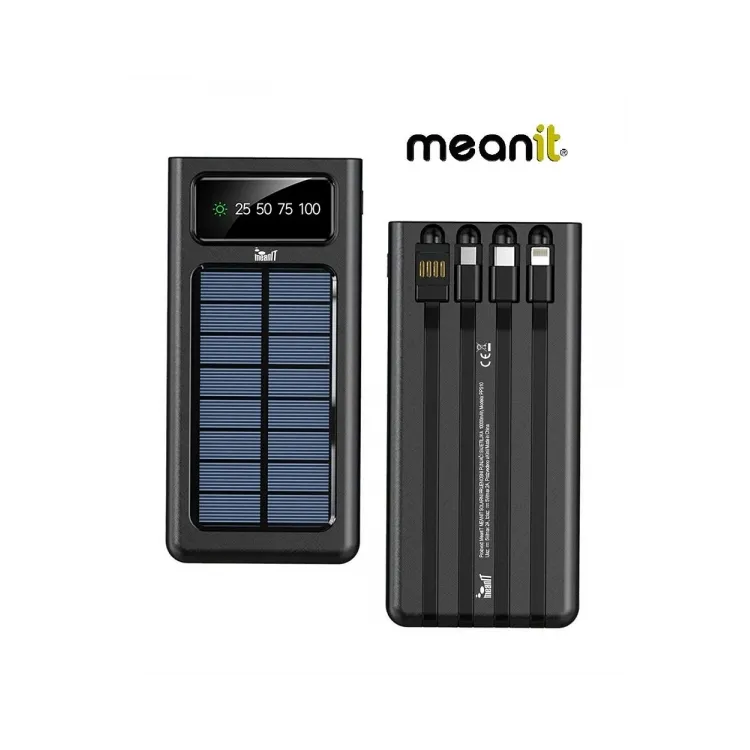 MeanIT Power bank i svetiljka solarni prenosni P1, 10000mAh