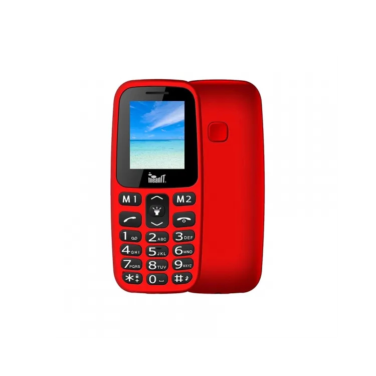 MeanIT Mobilni telefon VETERAN I- crveni