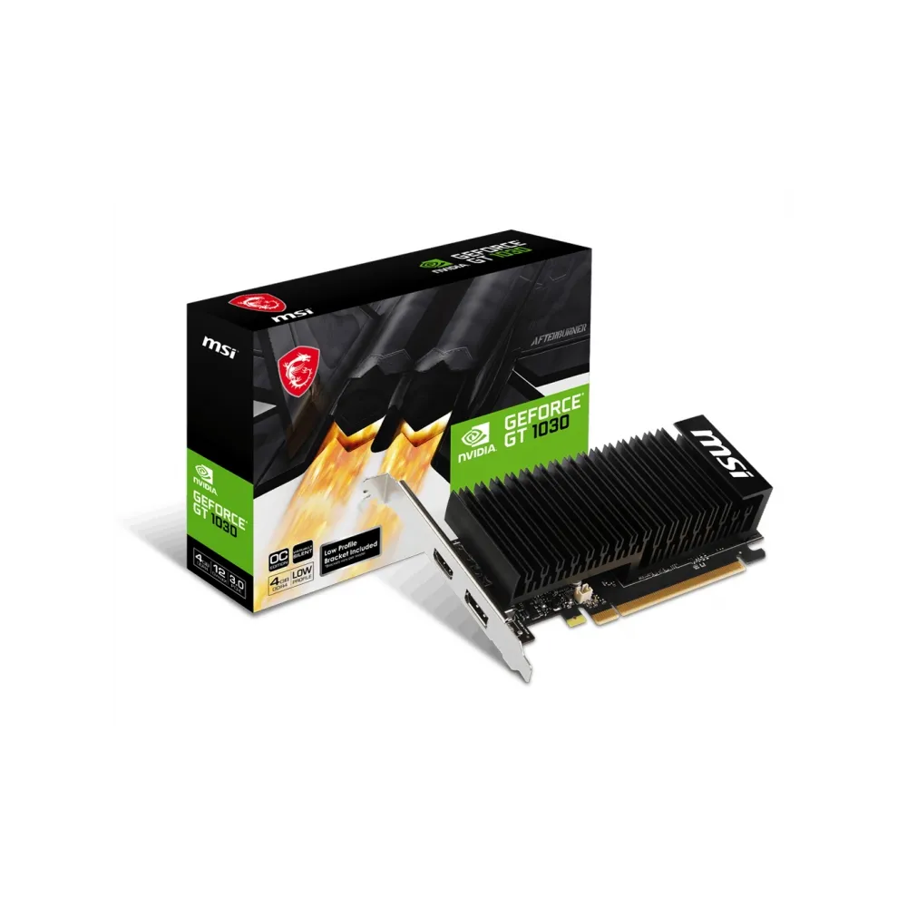 MSI VGA GT1030 4GB 4GHD4 LP OC DDR4,DP,HDMI