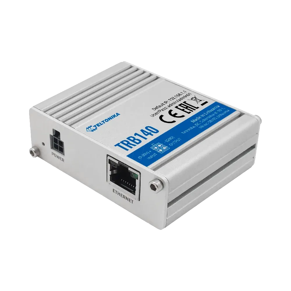 Teltonika Industrial TRB140 LTE, Cat 4 Gateway Board, Digital I/O, USB, RMS Support, including housing