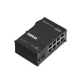 Teltonika Switch TSW040, 8x 10/100 ports, PoE+ (802.3af/at), unmanaged, plug-and-play, industrial design