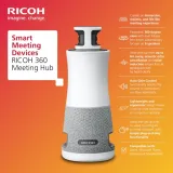Ricoh Conference system 360 Meeting hub, 3-in-1, 360, Plug-and-Play Conference Camera/Microphone/Speaker, Camera 1920x1080, 3.6m