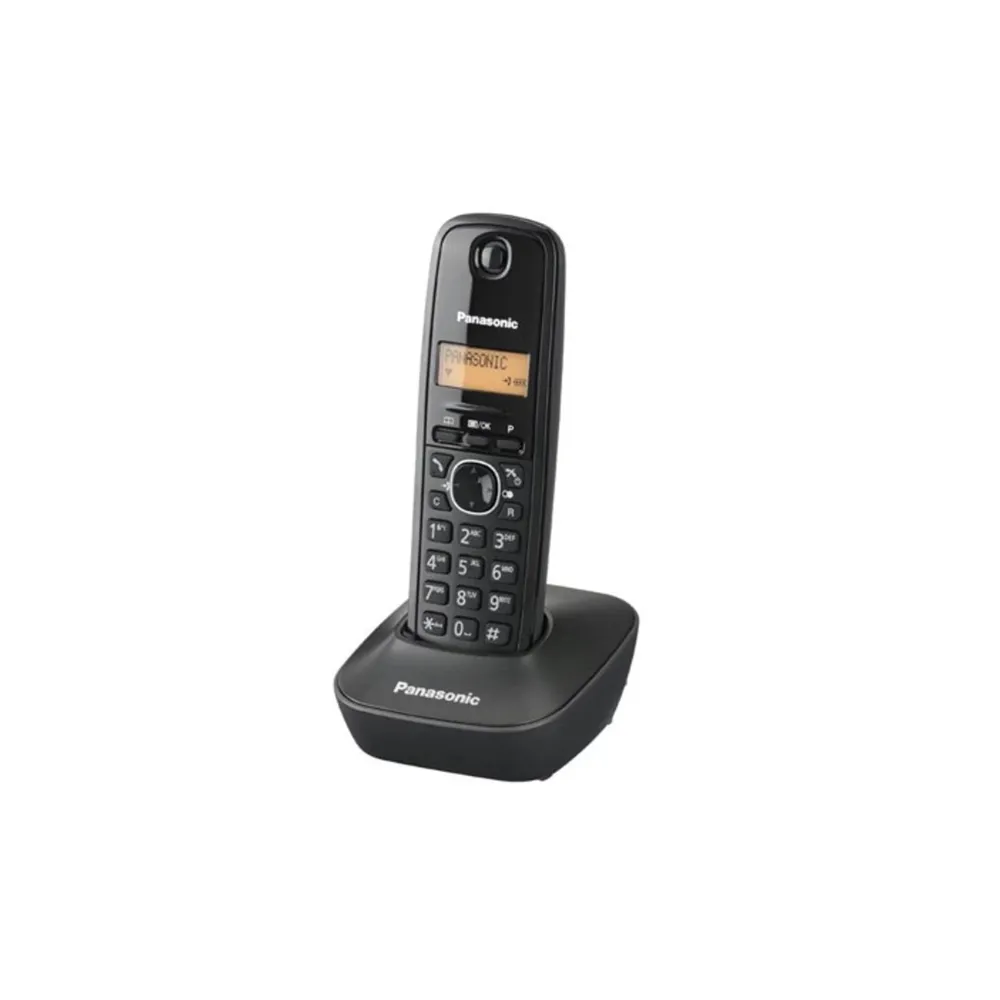 PANASONIC Fiksni telefon DECT KX-TG1612FXH crni