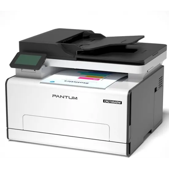 Pantum LASER Color MFP CM2100ADW print 20ppm (A4), Copy, Scan (Scan to PC, E-mail, FTP, Flash drive), CPU 500MHz, 512MB+256GB, A