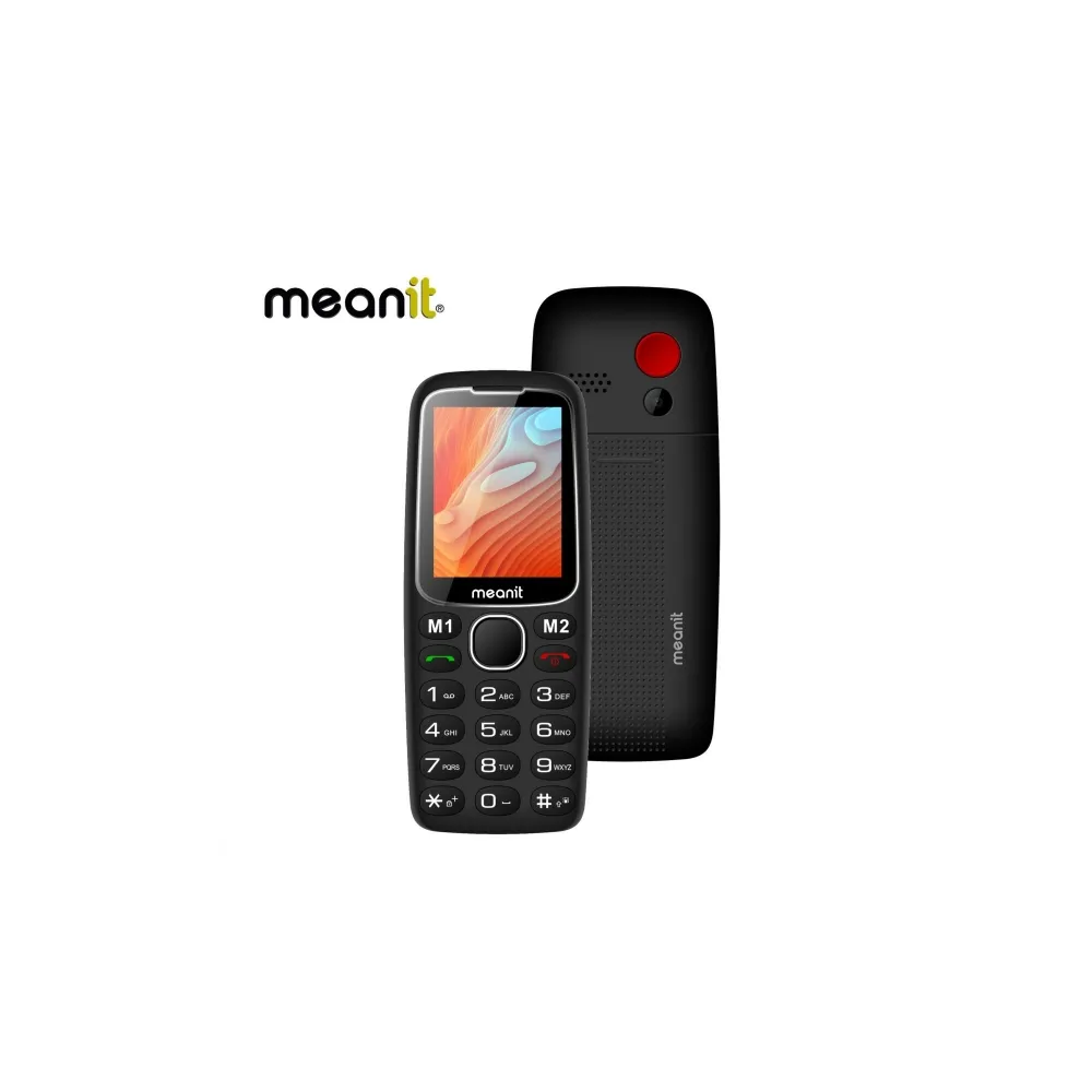 MeanIT MOBILNI TELEFON SENIOR 10 PLUS -CRNI