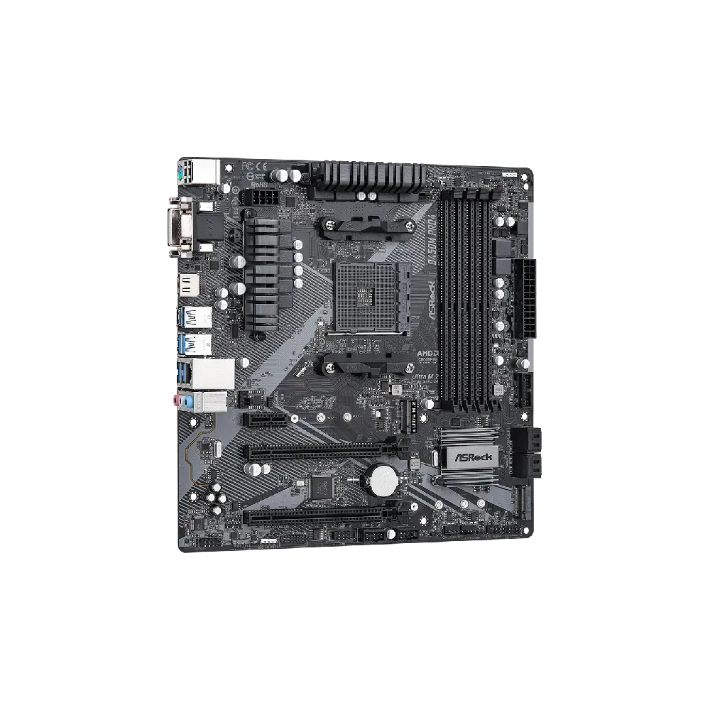 AsRock MB B450M Pro4 AM4