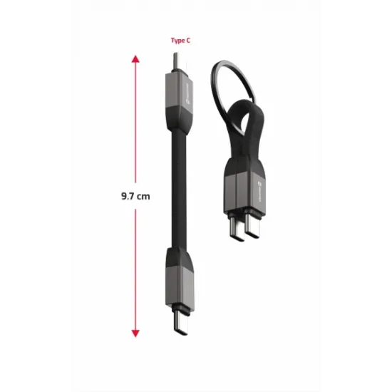 Swissten Kabl Magnetic keychain USB-C / Lightning 9.7cm