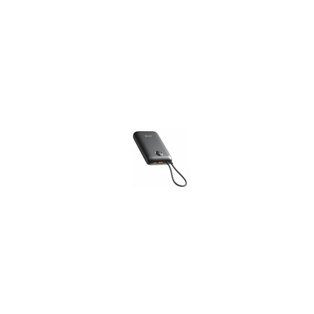 Swissten Power bank VOLTBOX 35W 20000 mAh with built-in cables USB-C, Lightning
