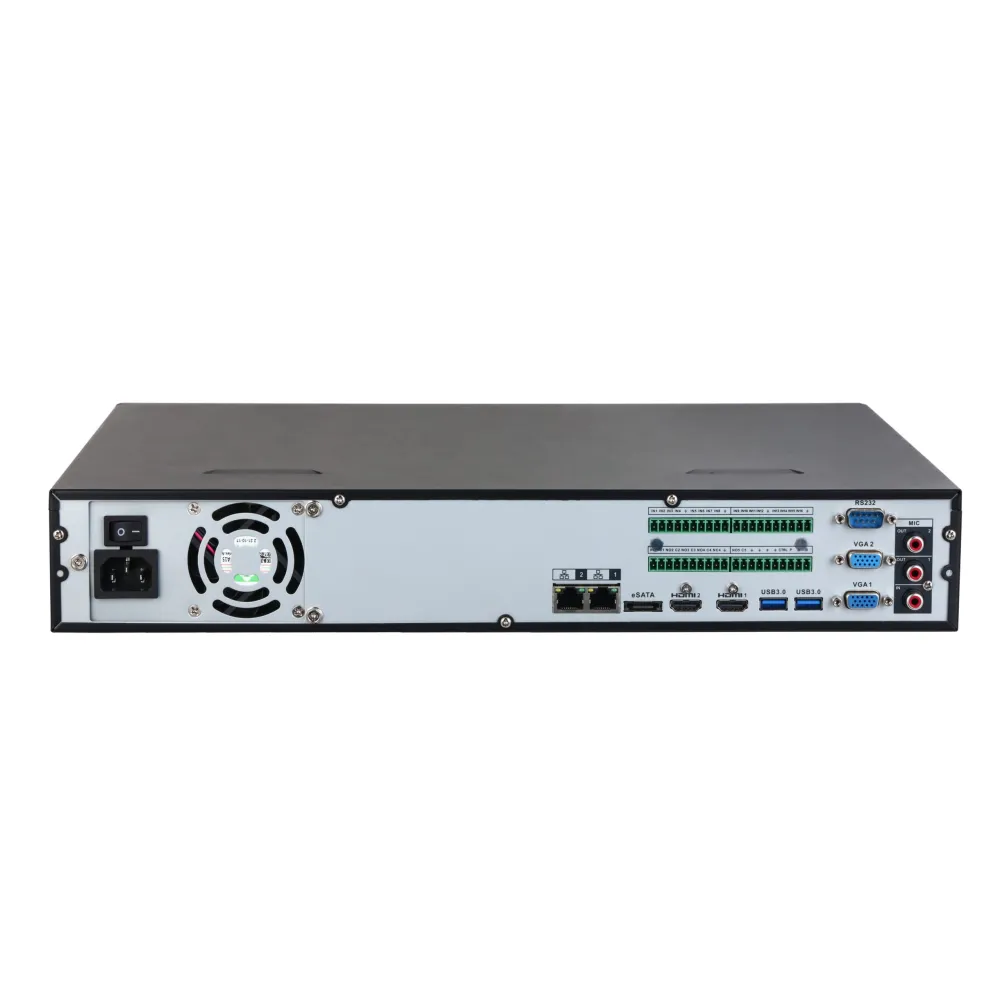 Dahua NVR 64 kanala NVR5464-EI 1080P, 30FPS, do 32MP, 2 x HDMI, 2 x VGA, 4 x SATA do 20TB, audio, alarm, 230VAC