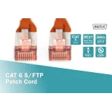 Digitus Kabl S-FTP patch CAT6 1m crveni