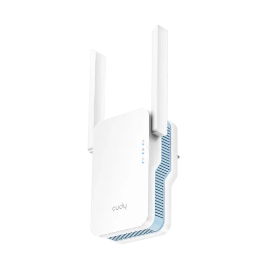 CUDY Range Extender RE1200 (WiFi 5), AC1200, dual-band, do 1.2Gbps, Mesh, 1x Fast Ethernet, wall plug, indoor