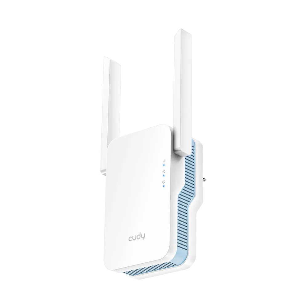 CUDY Range Extender RE1200 (WiFi 5), AC1200, dual-band, do 1.2Gbps, Mesh, 1x Fast Ethernet, wall plug, indoor