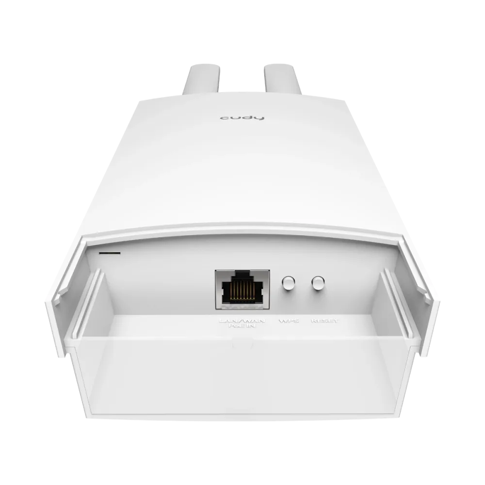 CUDY Range Extender RE1200 Outdoor 1.0, AC1200 (WiFi 5), dual-band, do 1.2Gbps, Mesh, 1x Fast Ethernet, PoE, IP65