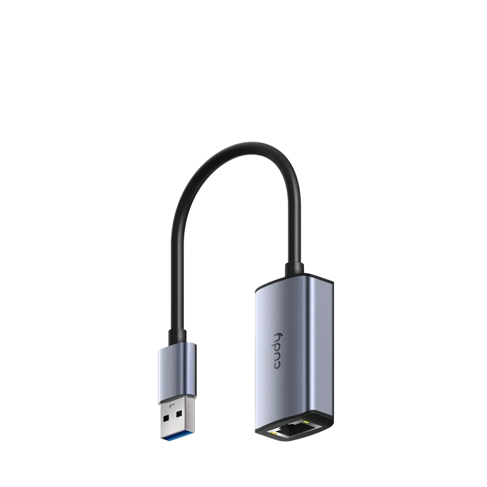 CUDY Mrezni adapter UE10A USB-A 3.0 - RJ45 Gigabit, Metal