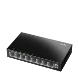 CUDY Switch FS108, 8x 10/100Mbps RJ45 ports, unmanaged, plug-and-play, desktop/wall-mount design, metal enclosure