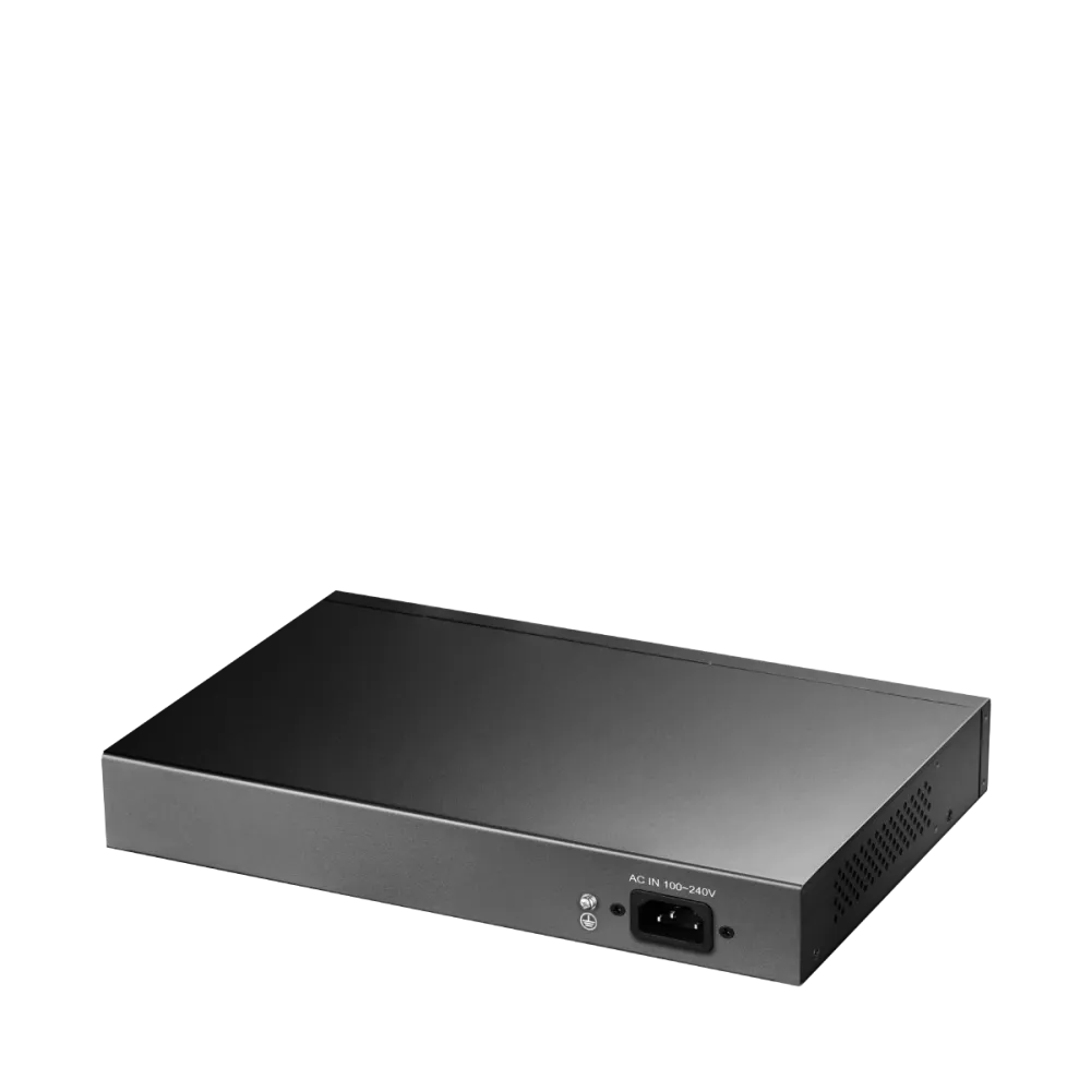 CUDY Switch FS1024, 24x 10/100Mbps RJ45 ports, unmanaged, plug-and-play, rackmount design, metal enclosure