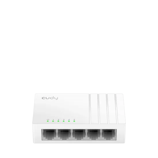 CUDY Switch GS105U, 5x 10/100/1000Mbps RJ45 ports, unmanaged, USB-C (bez adaptera), plug-and-play, desktop/wall-mount