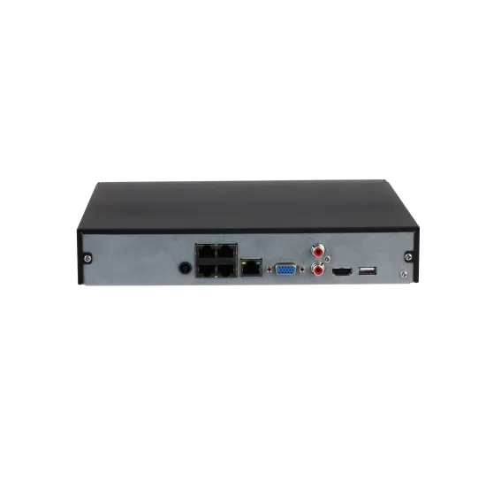 Dahua NVR 4 kanala NVR4104HS-P-4KS3, Rezolucija 3840 x 2160, do 12MP, HDMI, VGA, 1xHDD do 20TB, audio, 12VDC