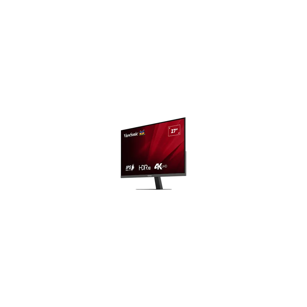 ViewSonic Monitor 27 VA2708-4K-HD, 3840×2160 (4K UHD), SuperClear IPS panel, 60Hz, 4 ms, 1200:1, 250 cd/m², 2x HDMI + DisplayPor